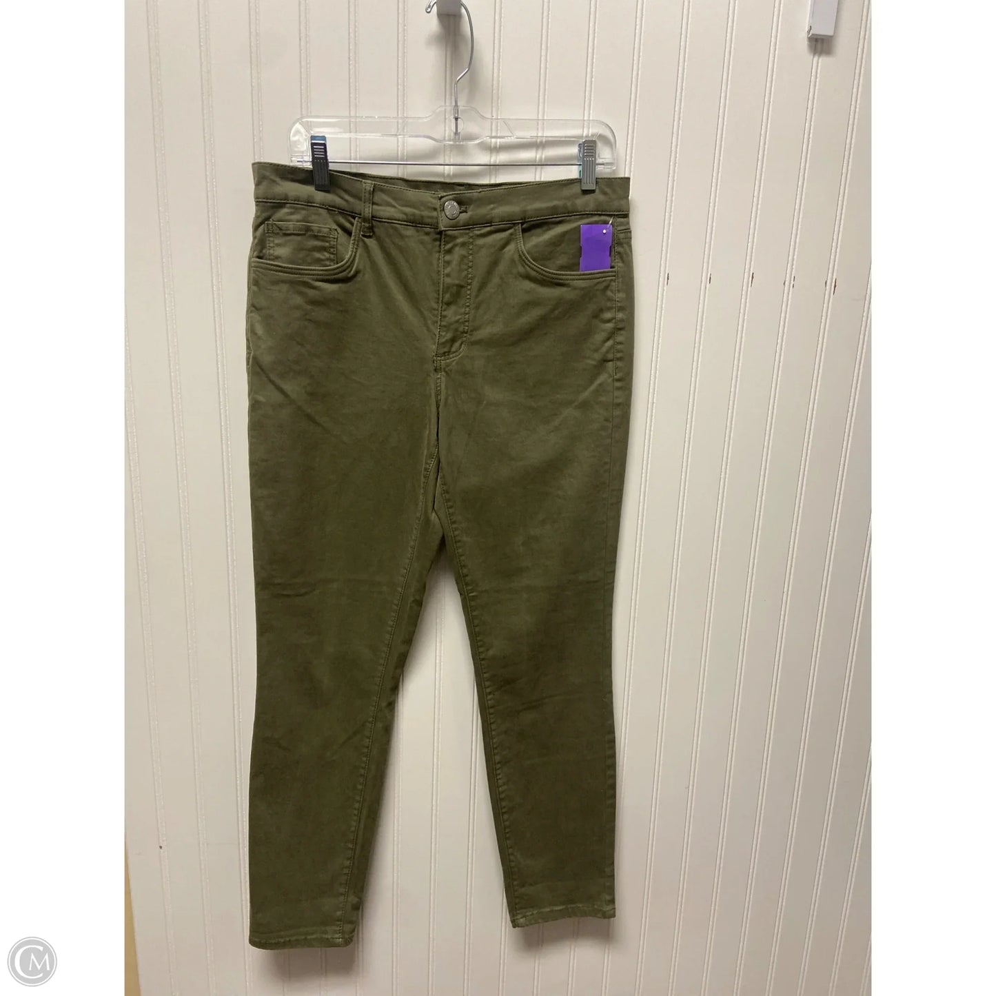 Jeans Straight By Loft In Green, Size: 8