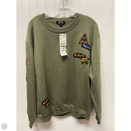 Sweatshirt Crewneck By Clothes Mentor In Green, Size: Xl