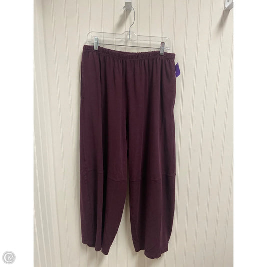 Pants Cropped By Bryn Walker In Maroon, Size: 12