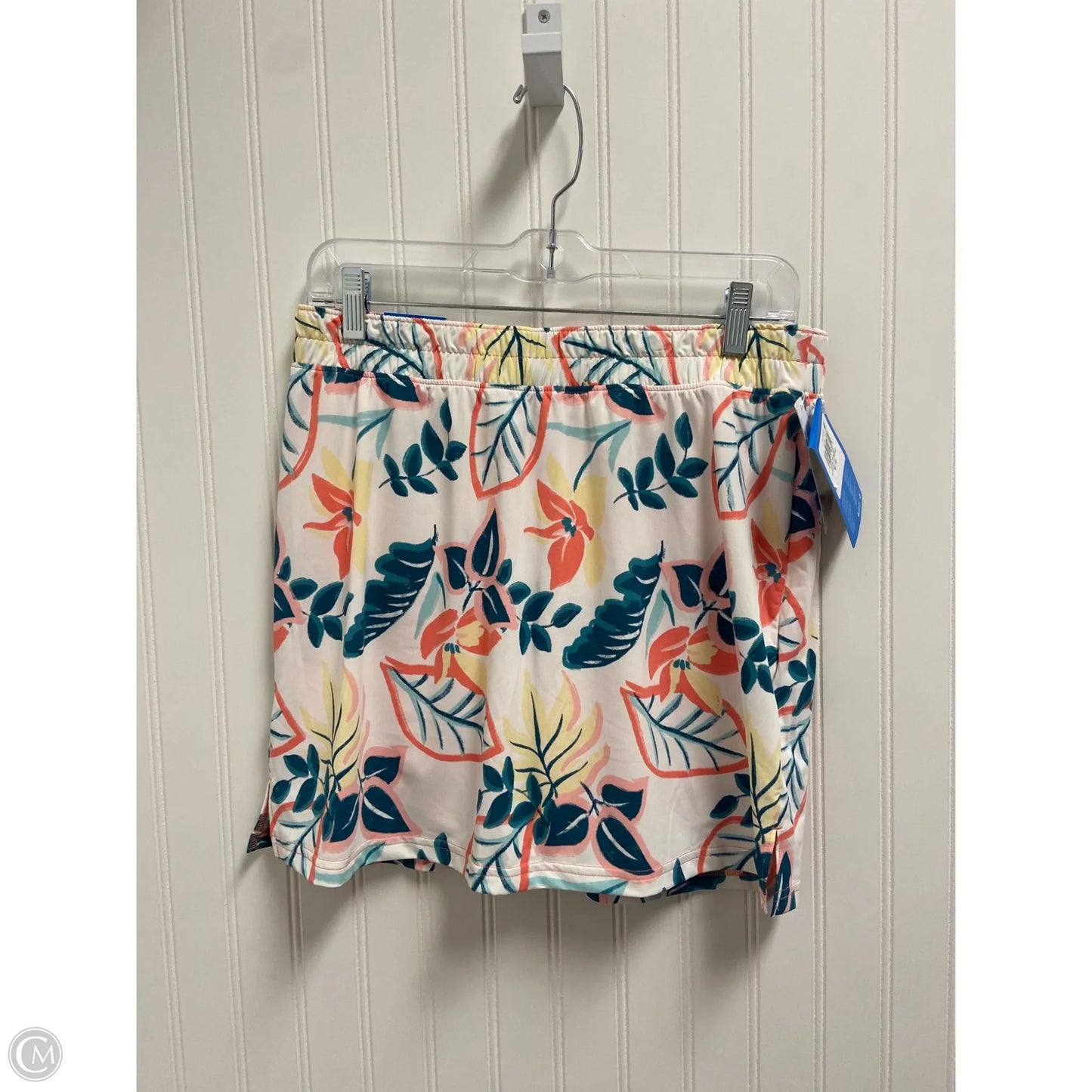 Athletic Skort By Columbia In Floral Print, Size: M