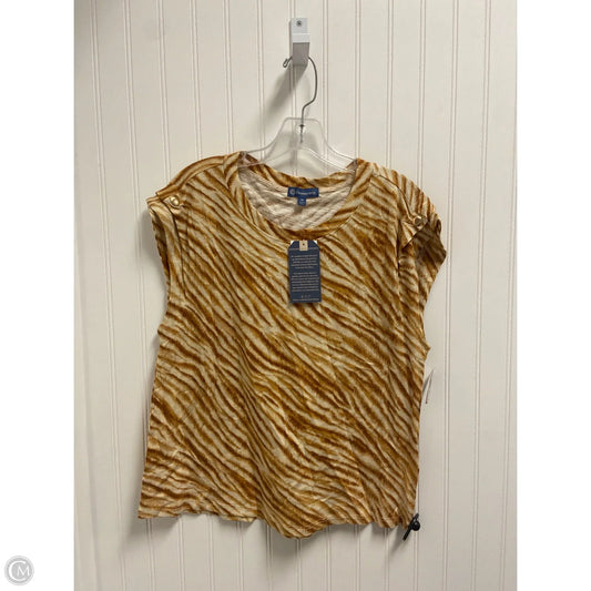 Top Sleeveless By Democracy In Brown, Size: M