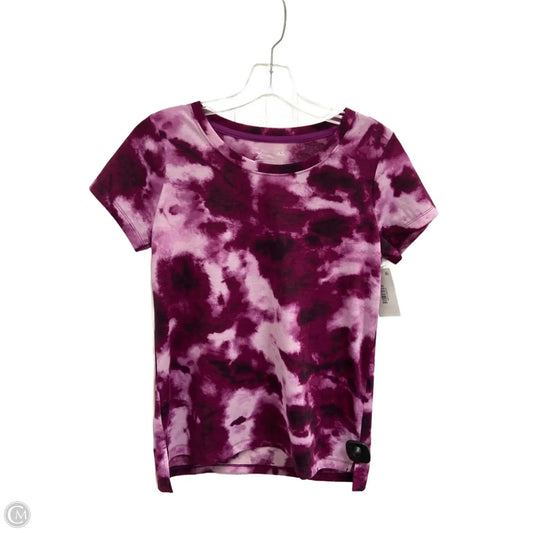 Athletic Top Short Sleeve By Xersion In Purple, Size: Xs
