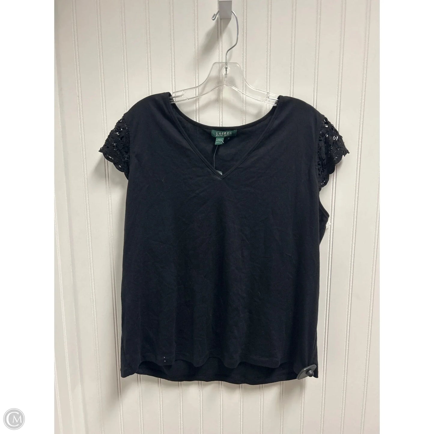 Top Sleeveless By Lauren By Ralph Lauren In Black, Size: 3x