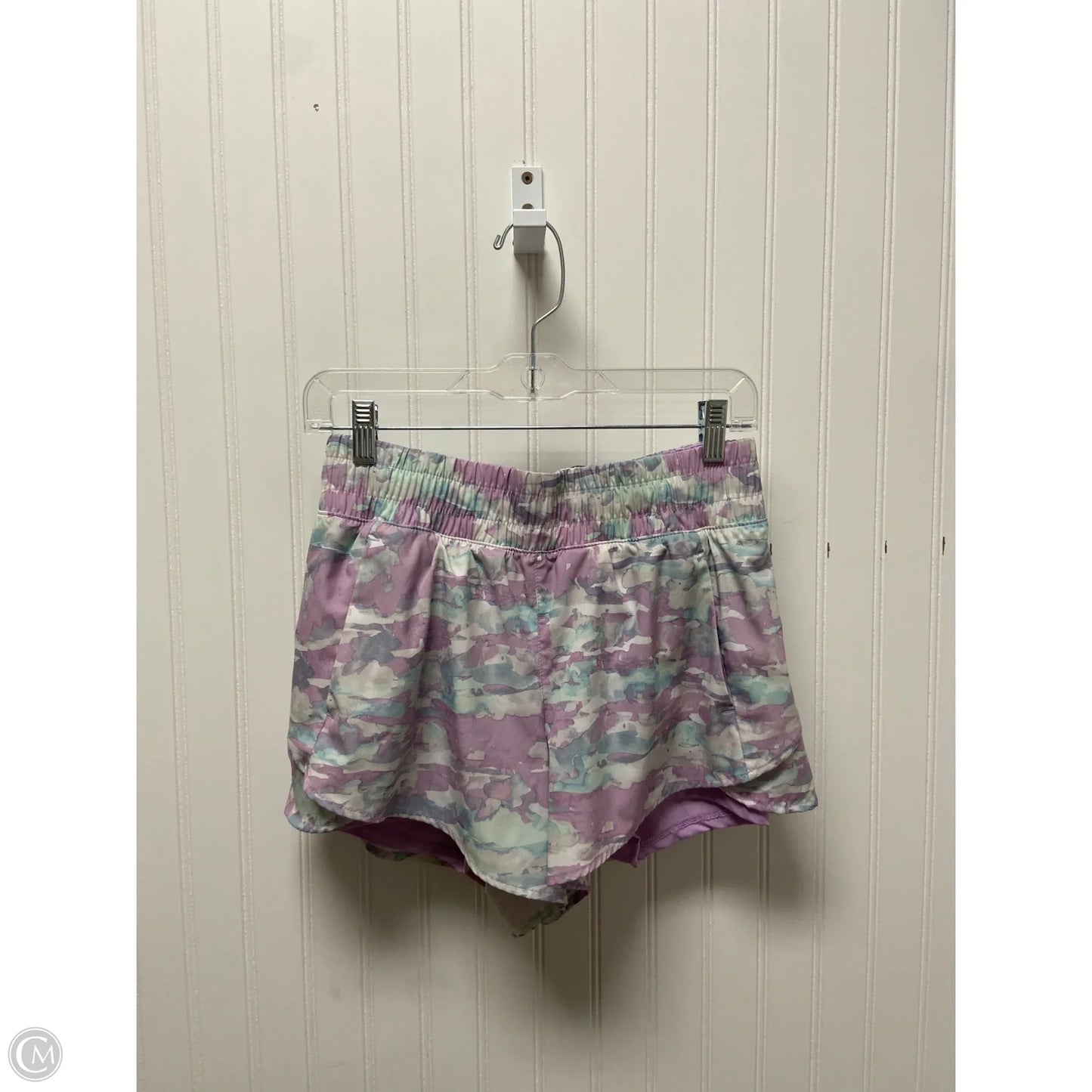 Athletic Shorts By Avia In Green & Purple, Size: S