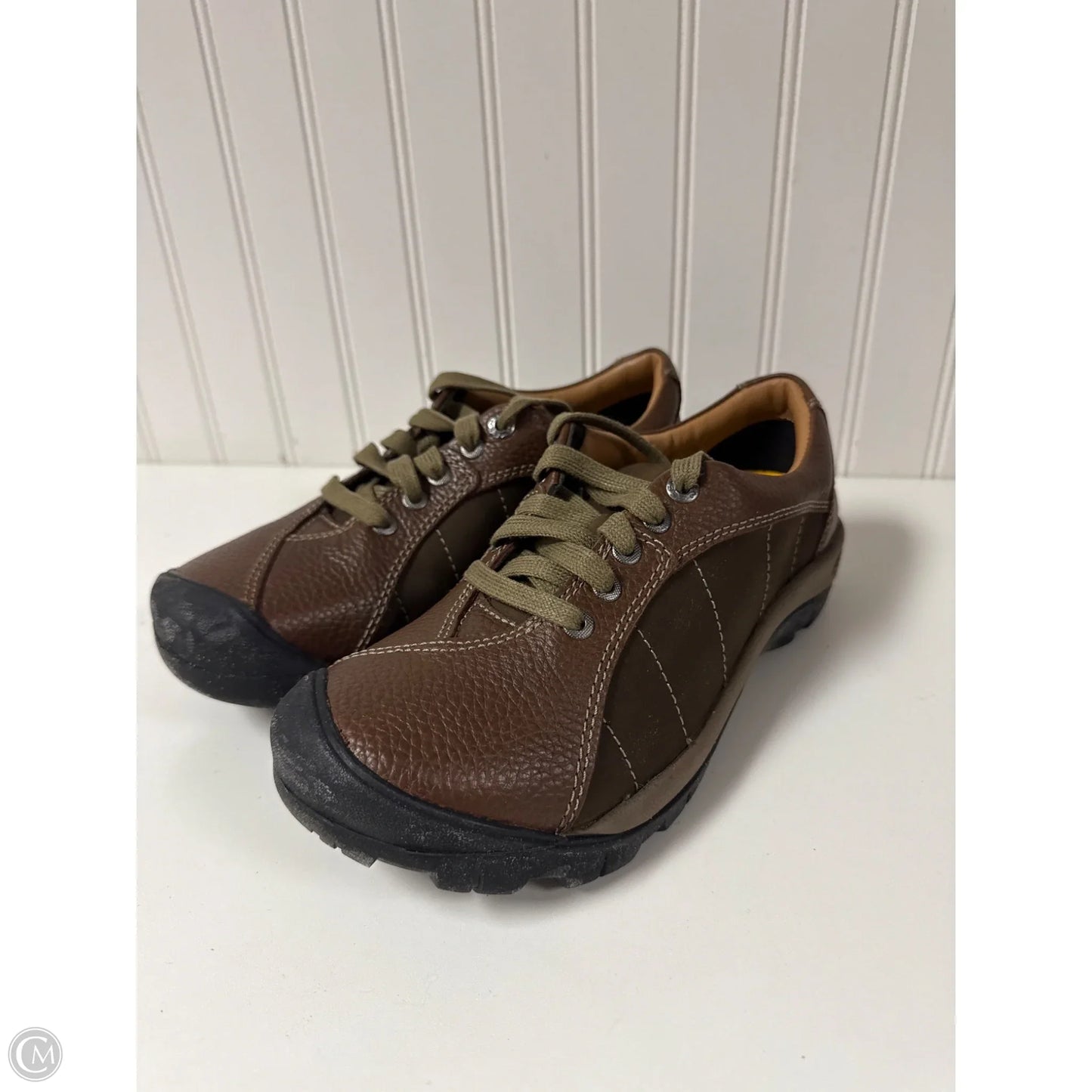Shoes Hiking By Keen In Brown, Size: 8.5