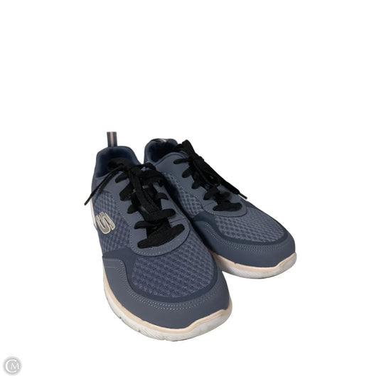 Shoes Athletic By Skechers In Blue, Size: 9.5