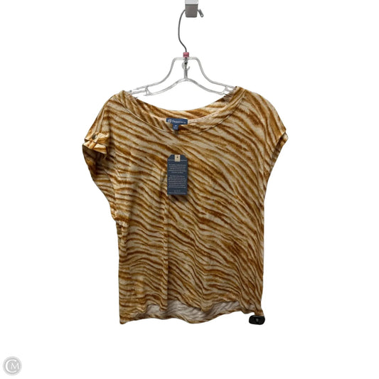 Top Sleeveless By Democracy In Orange, Size: M