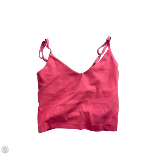 Athletic Bra By Lululemon In Pink, Size: Xs