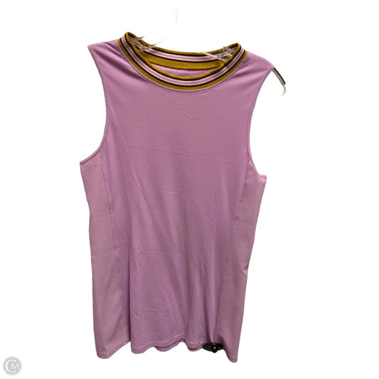 Athletic Tank Top By Lululemon In Purple, Size: M