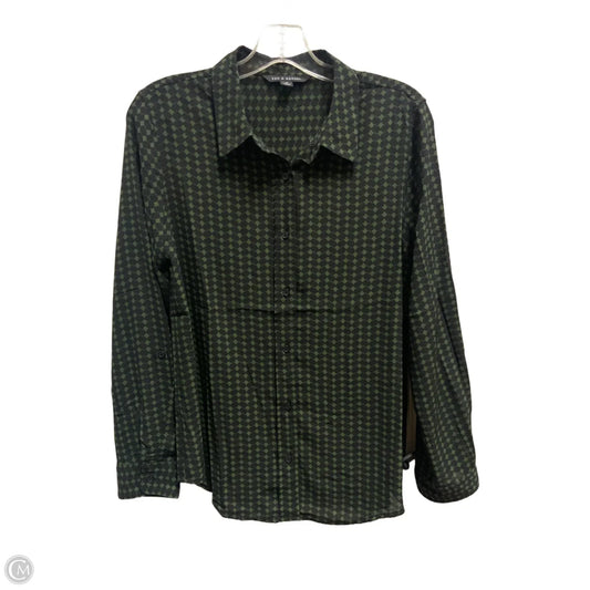 Top Long Sleeve By Zac And Rachel In Green, Size: M