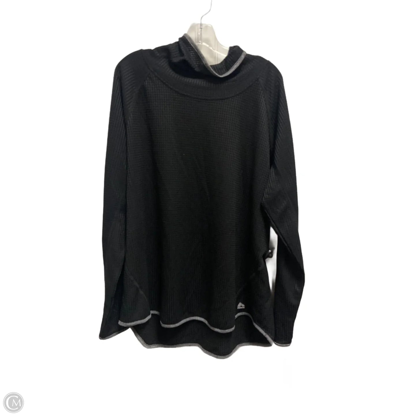 Athletic Top Long Sleeve Crewneck By Rbx In Black, Size: 3x