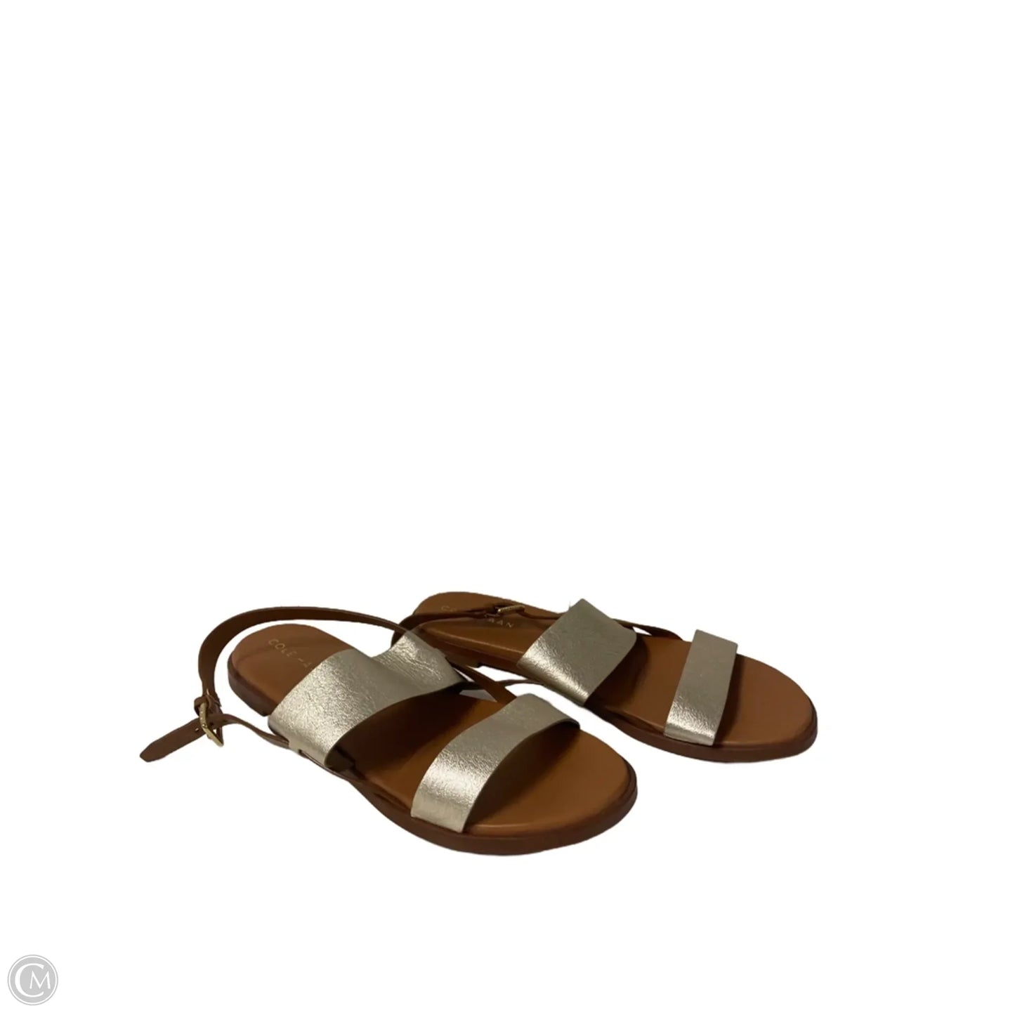 Sandals Flats By Cole-haan In Gold, Size: 7.5