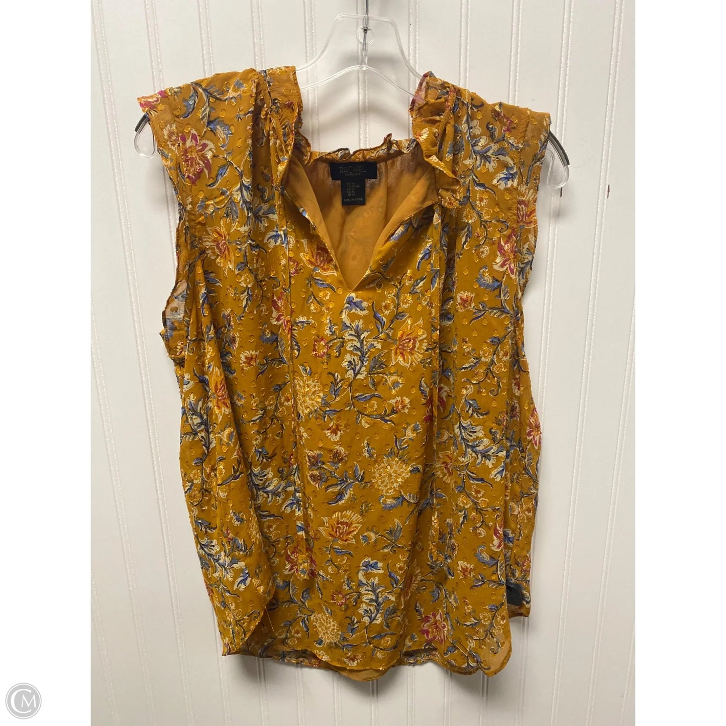 Top Sleeveless By Rachel Roy In Tan, Size: Xl