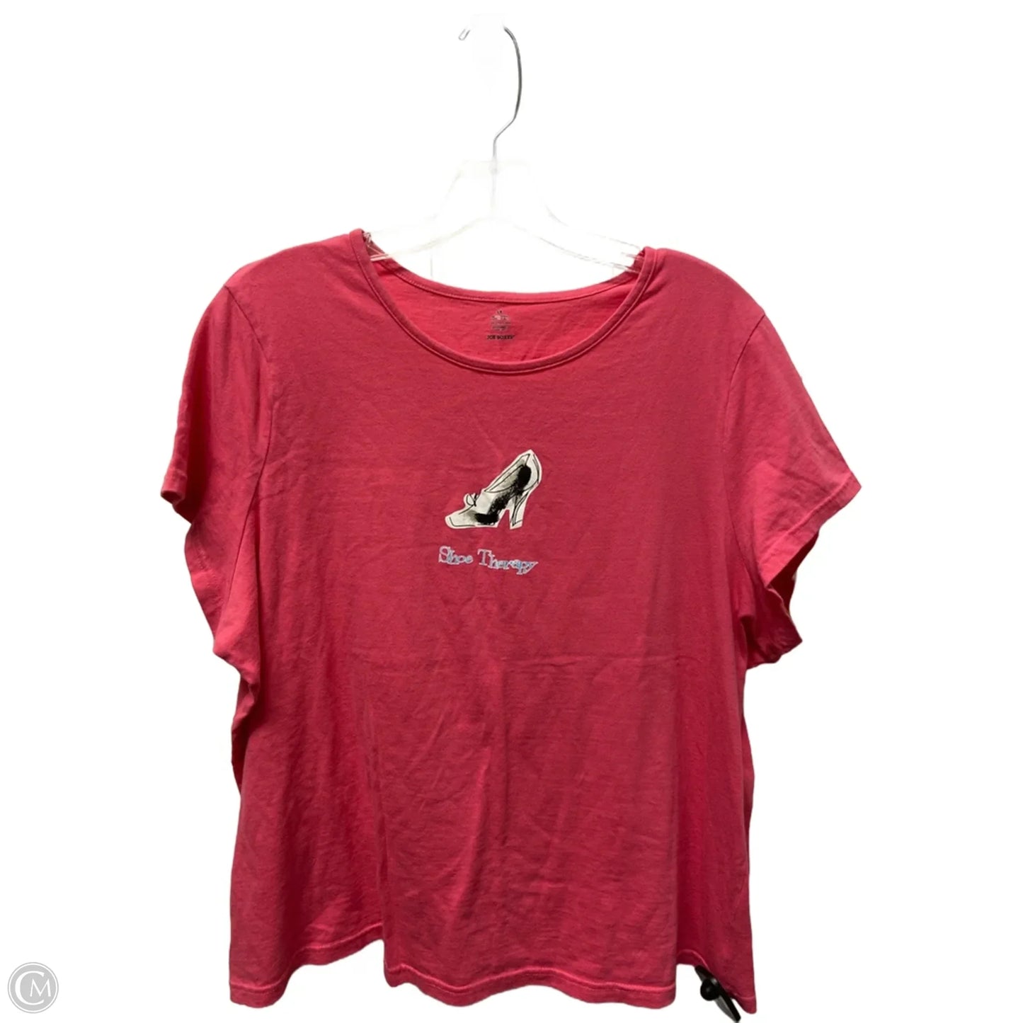 Top Short Sleeve By Clothes Mentor In Pink, Size: 1x