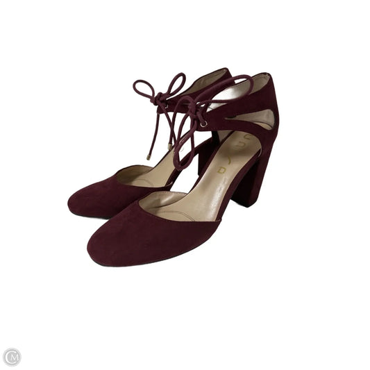 Shoes Heels Block By Unisa In Purple, Size: 8.5
