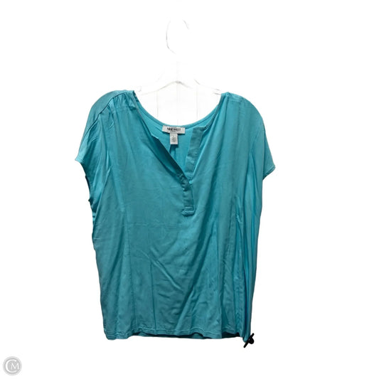 Top Short Sleeve By Nine West In Blue, Size: L