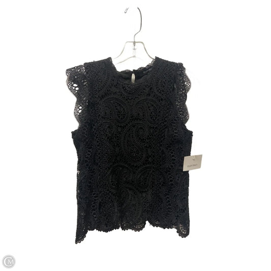 Top Sleeveless By Ellen Tracy In Black, Size: Xs