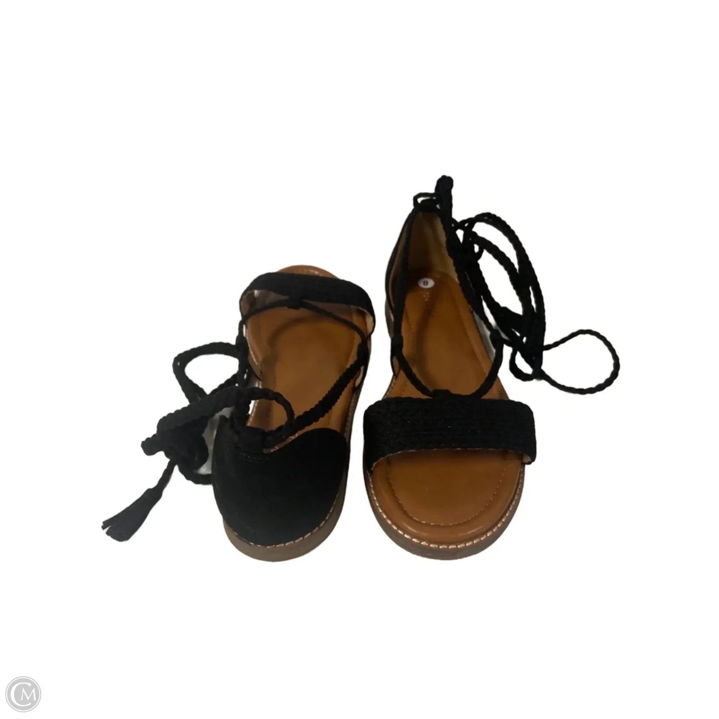 Shoes Flats By Crown Vintage In Black & Brown, Size: 8