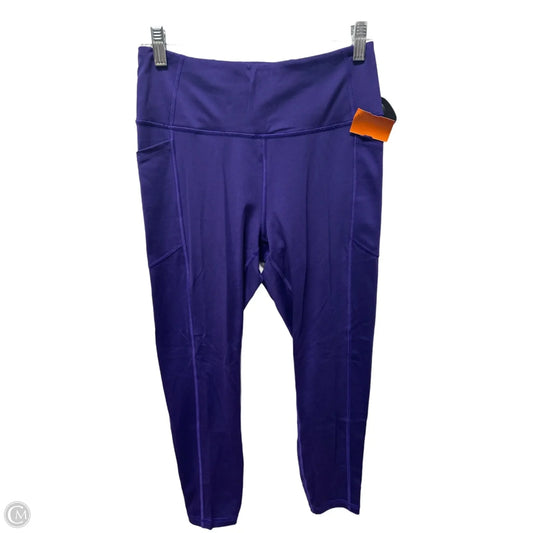 Athletic Leggings By Victorias Secret In Purple, Size: M