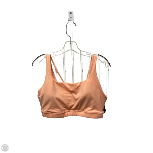 Athletic Bra By Athleta In Orange, Size: Xl