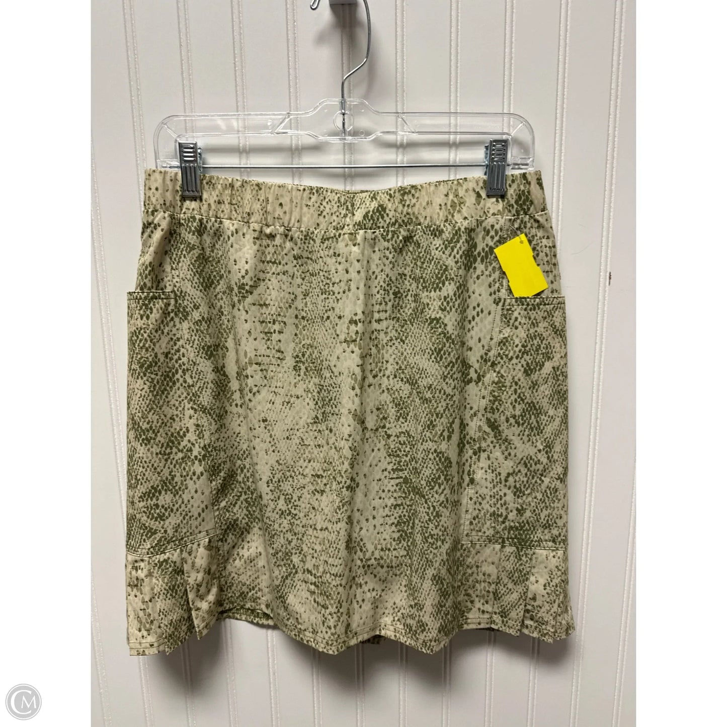 Skirt Midi By Chicos In Green, Size: 0