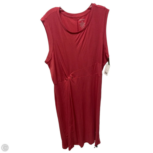 Dress Casual Maxi By Nine West In Pink, Size: 2x