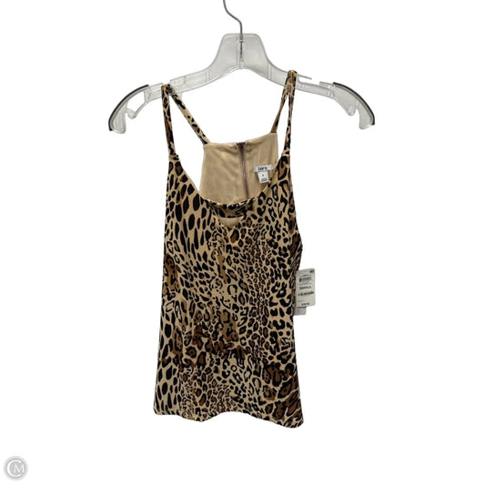 Top Sleeveless By Bar Iii In Animal Print, Size: S
