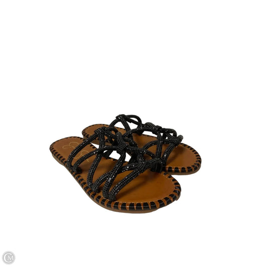 Sandals Flats By Jessica Simpson In Black & Brown, Size: 6