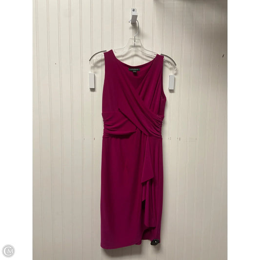 Dress Casual Midi By Ralph Lauren In Pink, Size: S