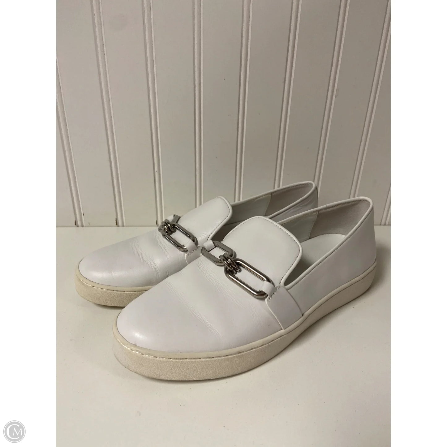 Shoes Designer By Michael Kors In White, Size: 8