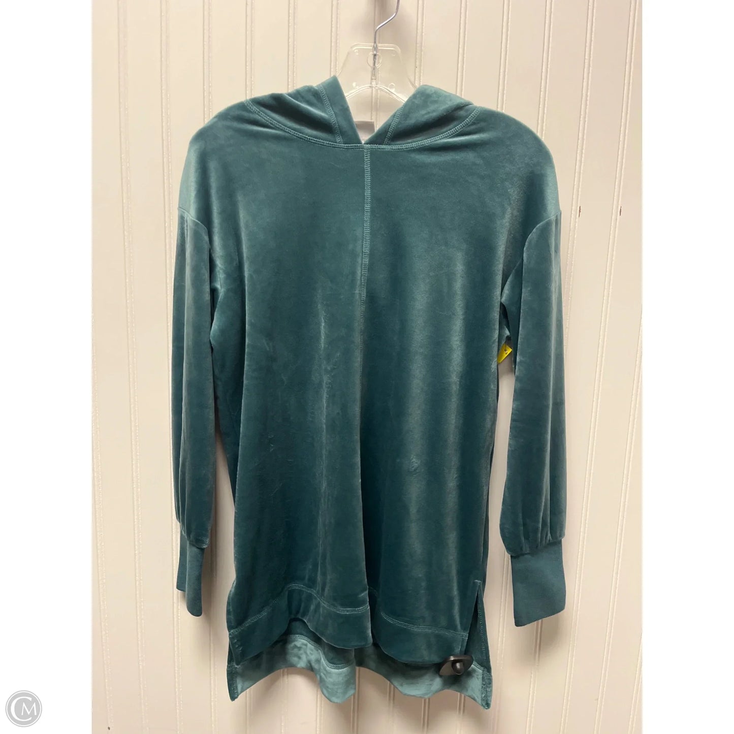 Sweatshirt Hoodie By Chicos In Green, Size: 0