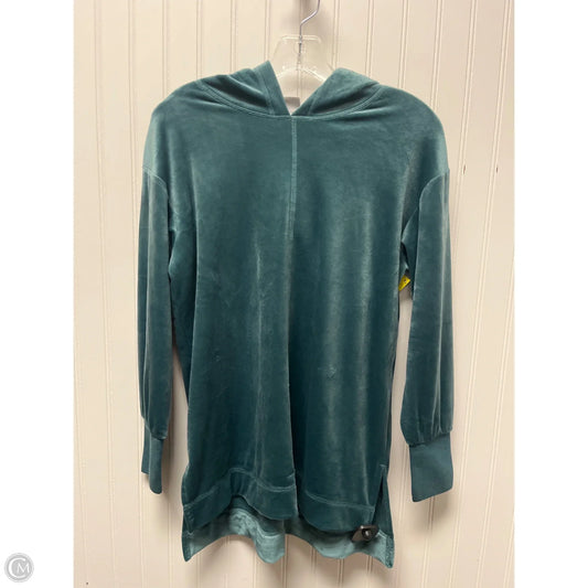 Sweatshirt Hoodie By Chicos In Green, Size: 0
