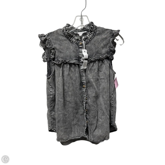 Top Sleeveless By Jane And Delancey In Grey, Size: S