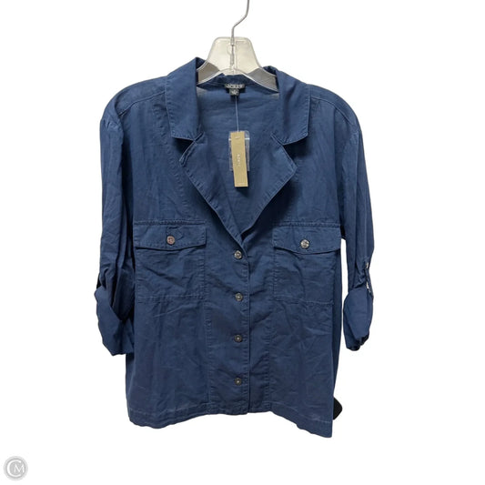 Top Short Sleeve By J. Crew In Blue, Size: S
