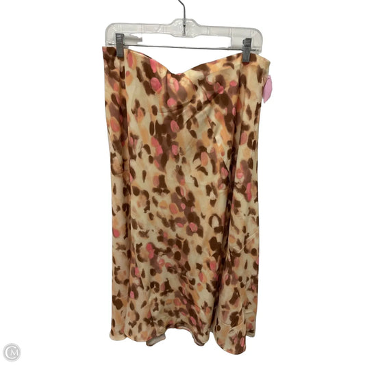 Skirt Maxi By Banana Republic In Animal Print, Size: L