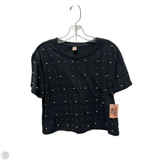 Top Short Sleeve By Clothes Mentor In Black, Size: Xl