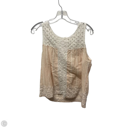 Top Sleeveless By H&m In Pink, Size: L