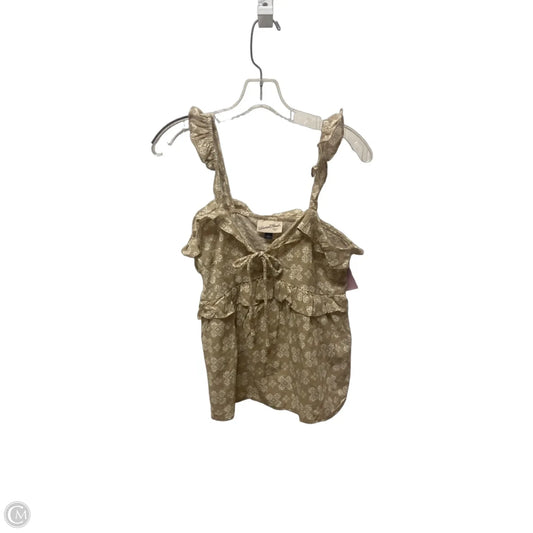 Top Sleeveless By Universal Thread In Brown, Size: Xs