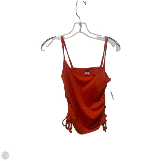 Top Sleeveless By Old Navy In Orange, Size: S