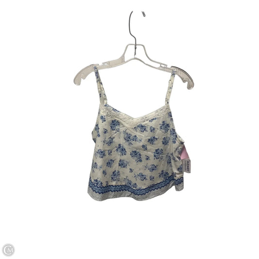 Top Sleeveless By Old Navy In Blue, Size: S
