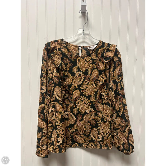 Top Long Sleeve By Nanette By Nanette Lepore In Green, Size: M