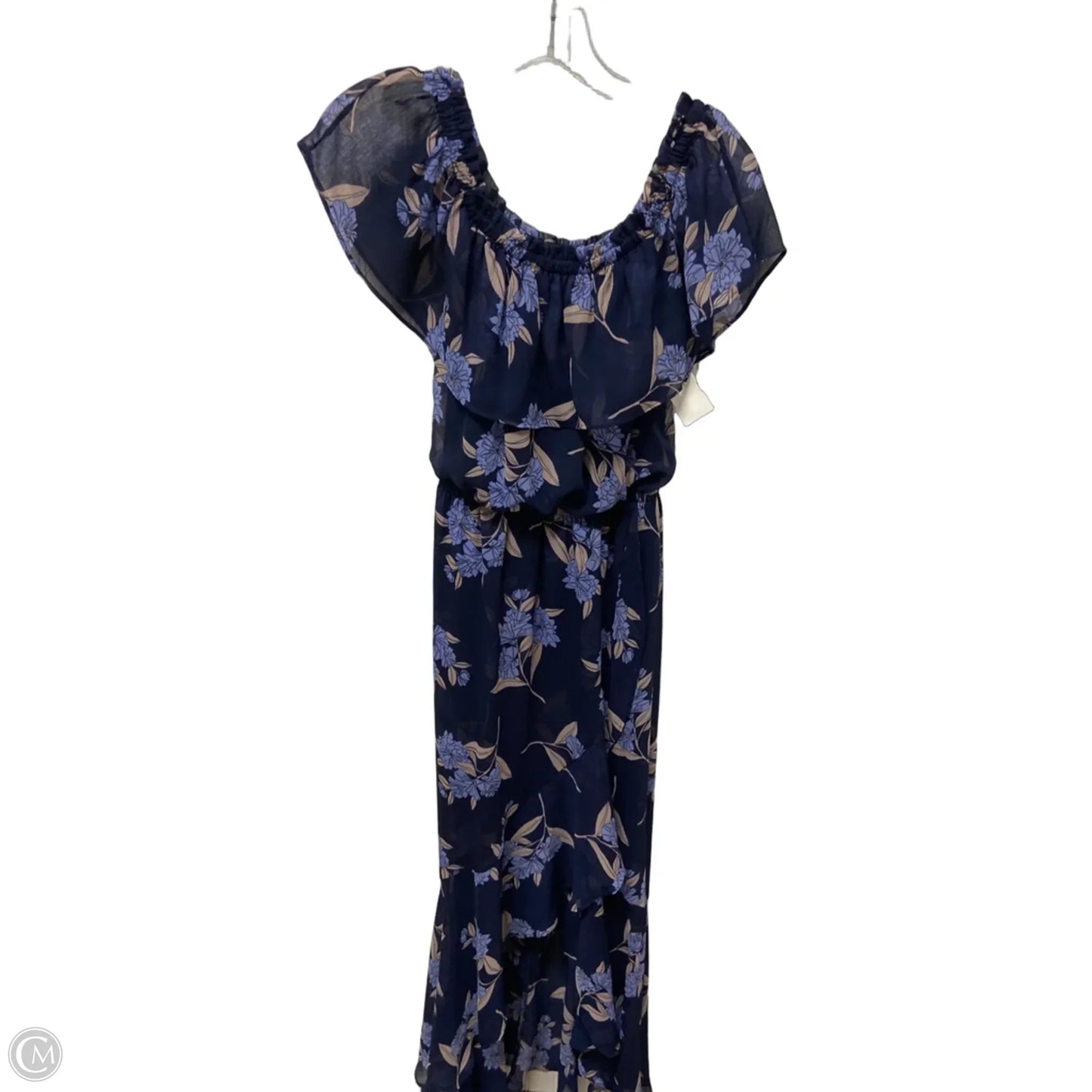 Dress Casual Maxi By Express In Blue, Size: Xs