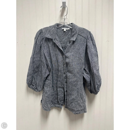 Top 3/4 Sleeve By Chicos In Blue, Size: M