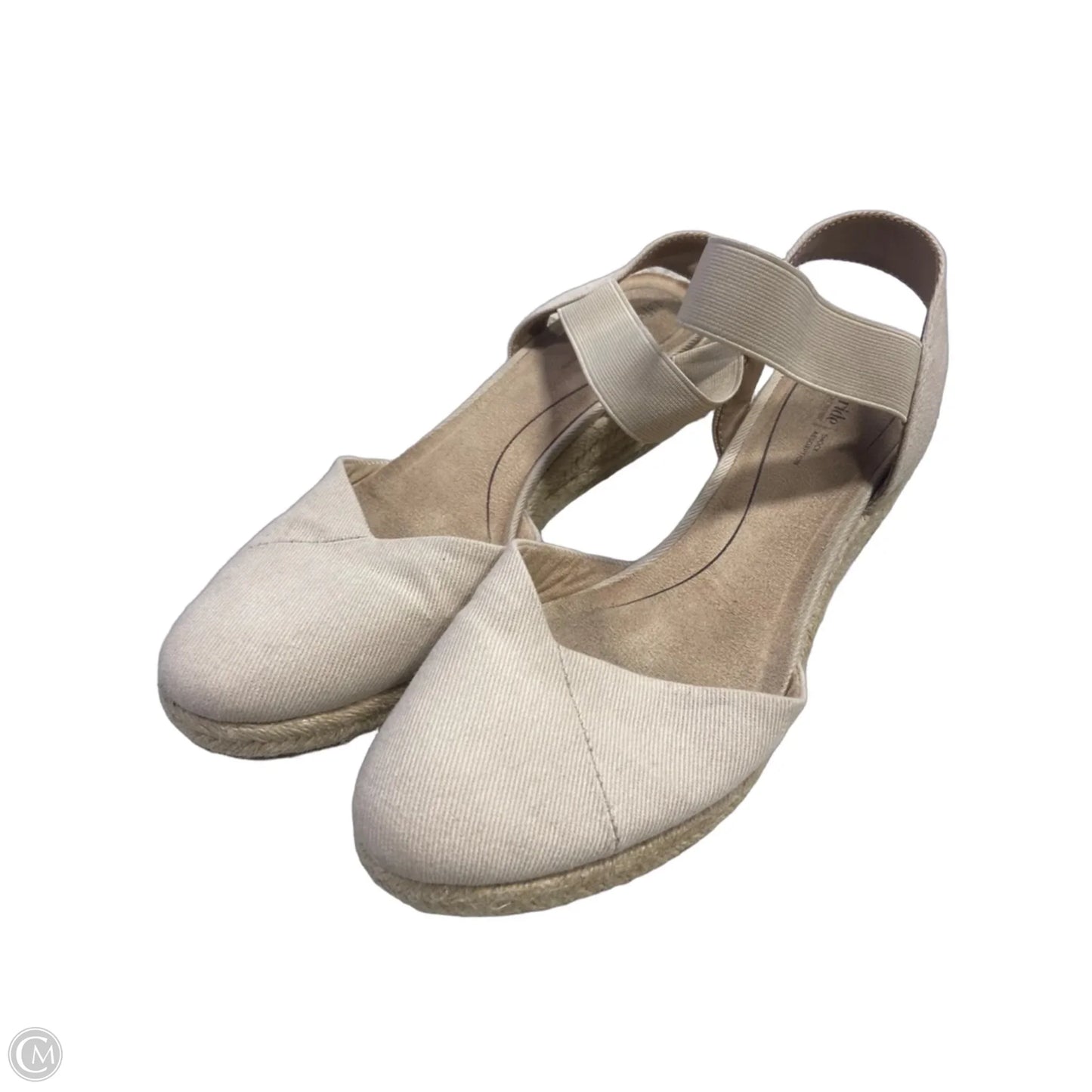 Sandals Heels Platform By Life Stride In Brown, Size: 8.5