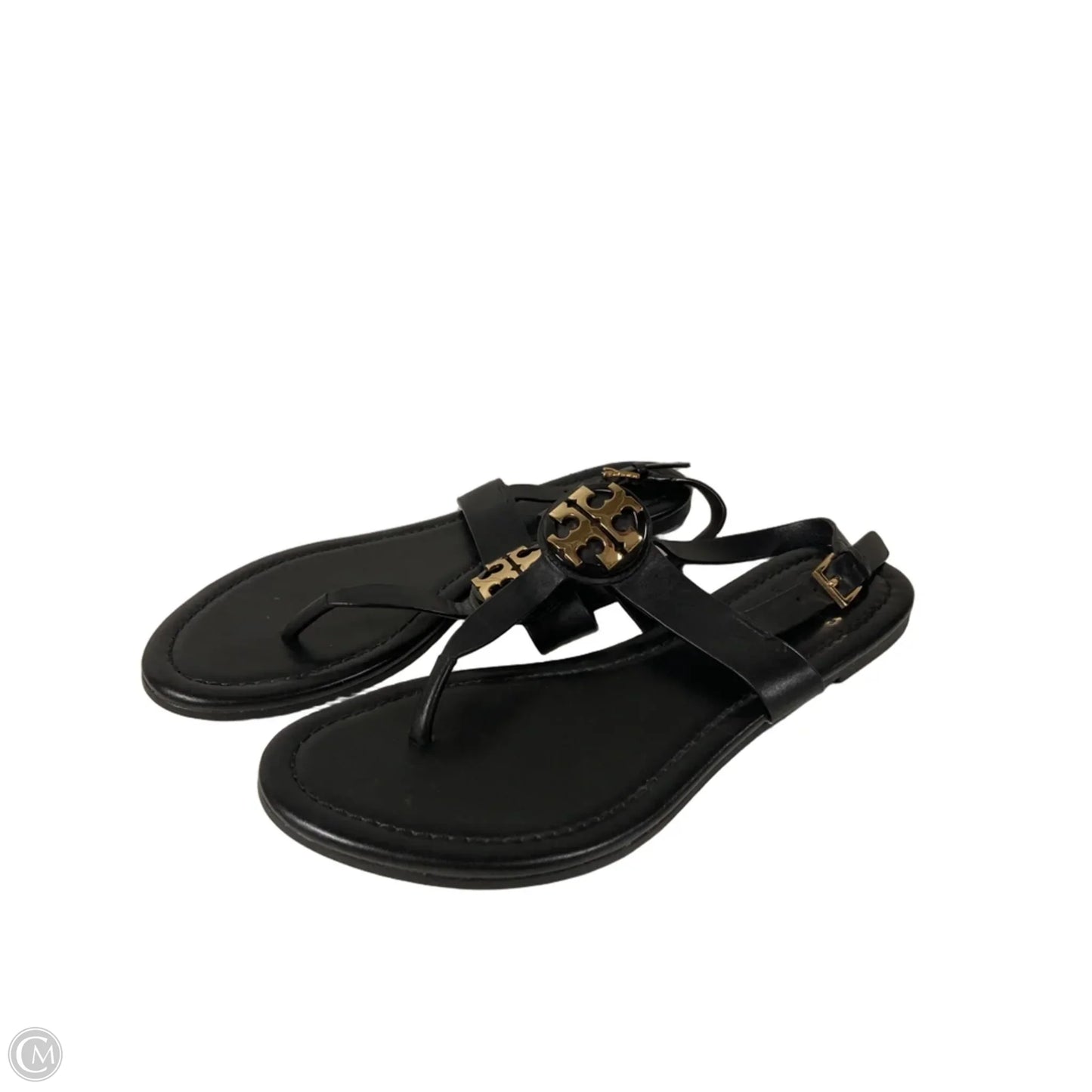 Sandals Designer By Tory Burch In Black, Size: 8