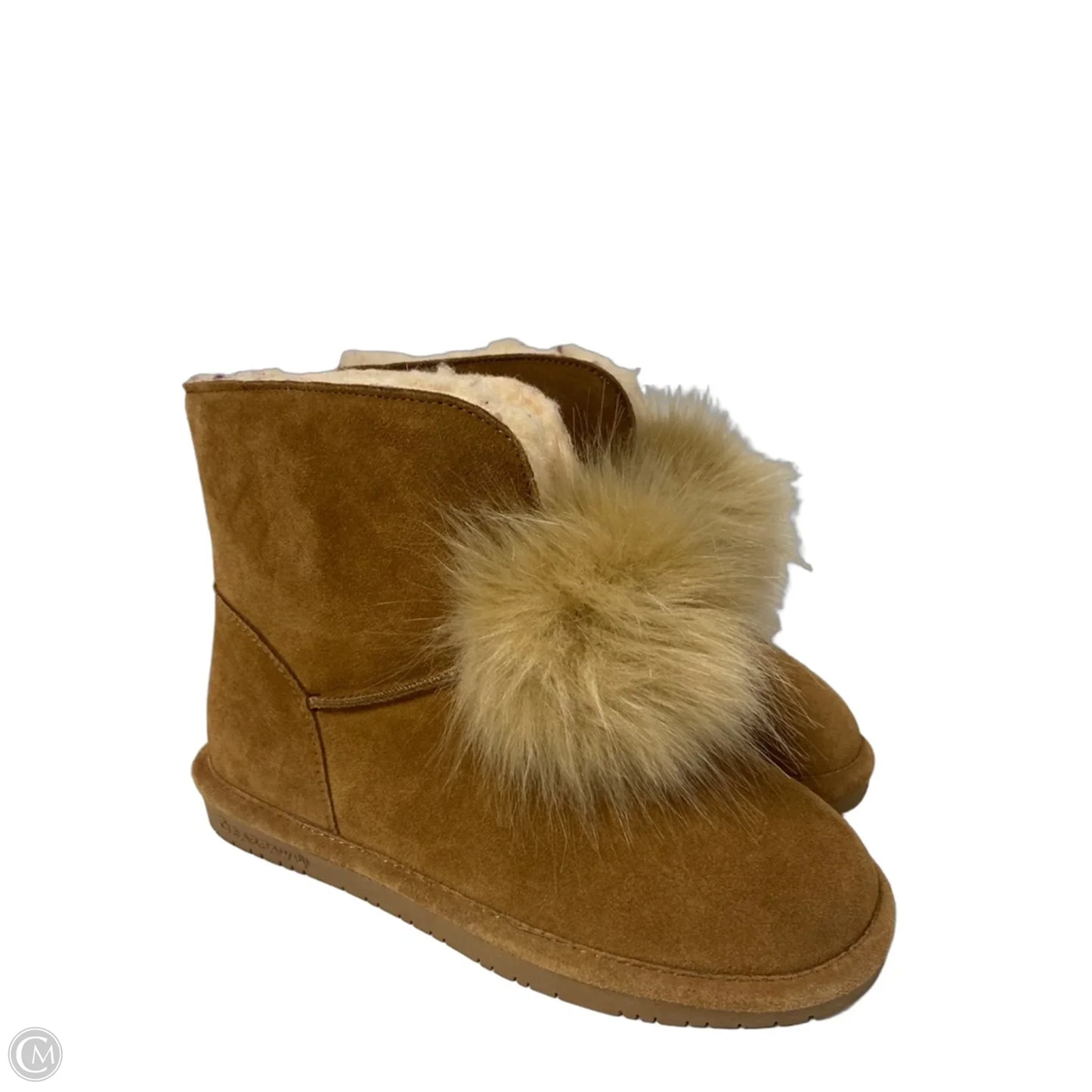 Boots Ankle Flats By Bearpaw In Brown, Size: 9