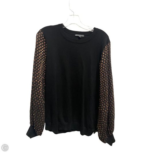 Sweater By Adrianna Papell In Black, Size: L