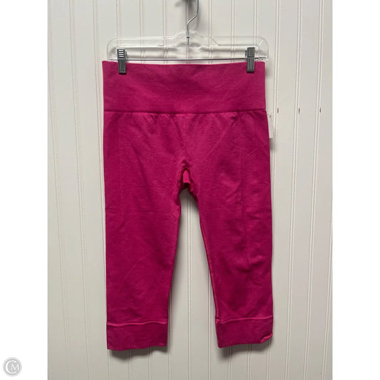 Athletic Leggings Capris By Lululemon In Pink, Size: M