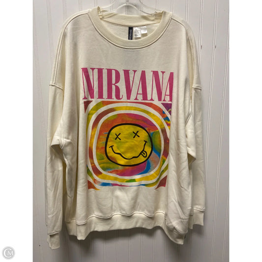 Sweater By Divided In White, Size: Xl