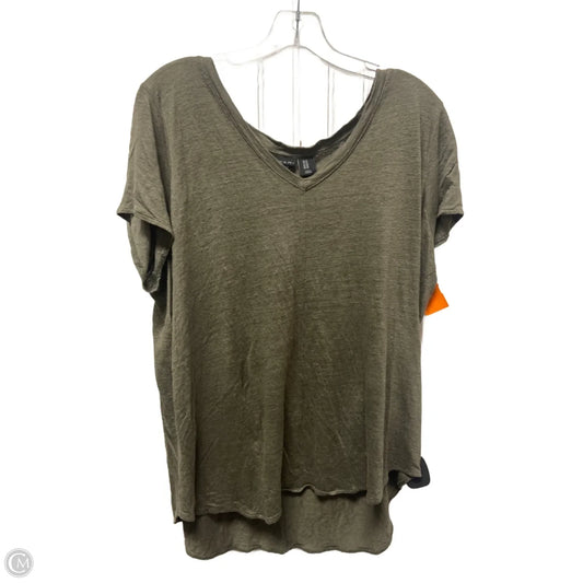 Top Short Sleeve By Tahari In Green, Size: 1x